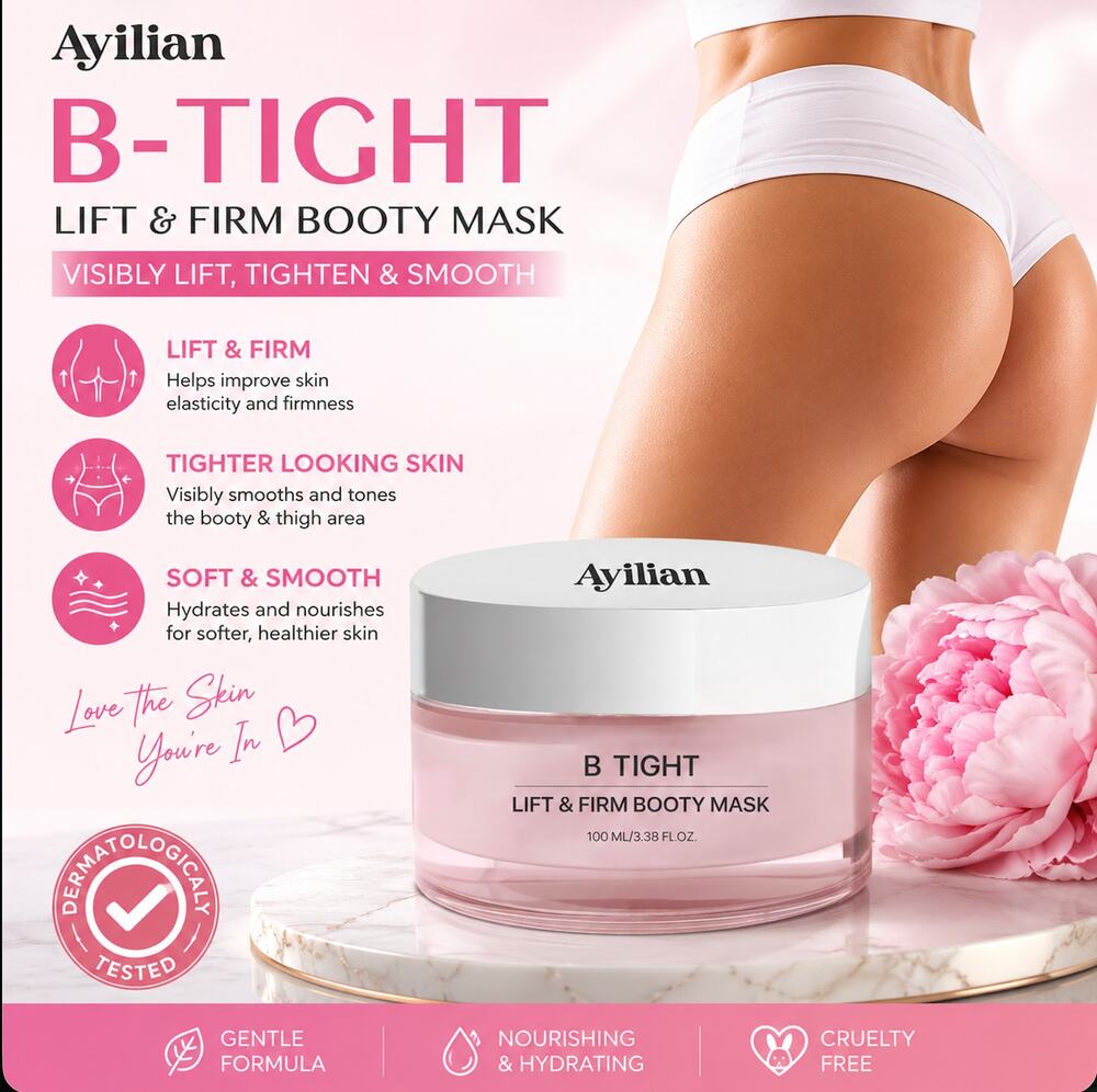 Ayilian B-TIGHT Lift & Firm Booty Mask 100ml NIB Sealed